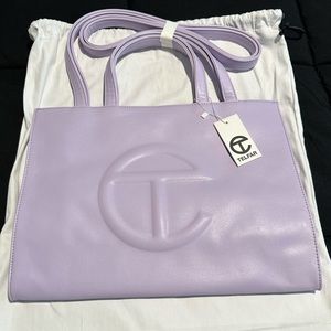 BRAND NEW: TELFAR Medium Lavender Shopping Bag